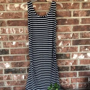 Navy blue dress